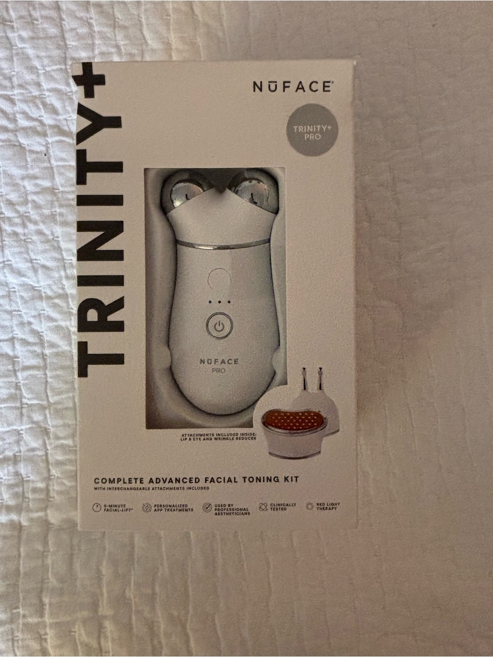 NuFACE Trinity+ Pro Facial Toning Device - White